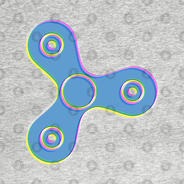 Fidget Spinner - CMYK by Introvert